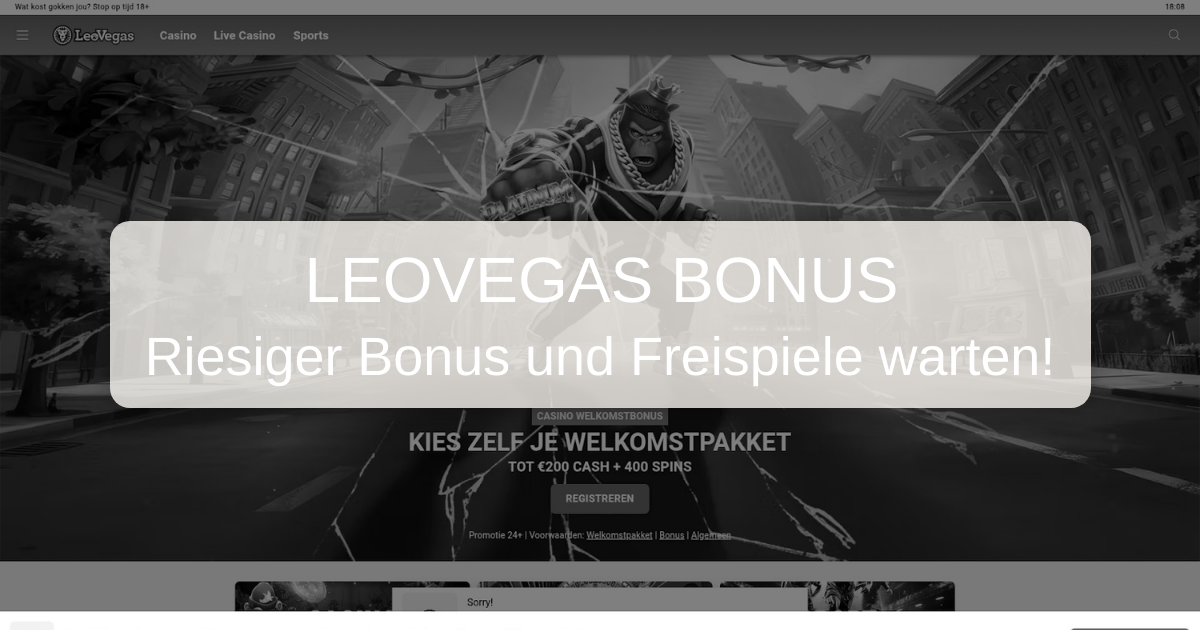 leovegas bonus 2026 - Beste Casino Boni in Deutschland